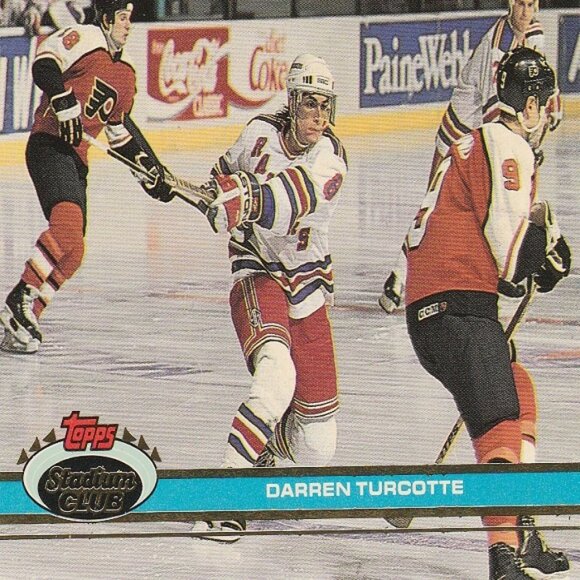 Darren Turcotte NYR Hockey Card Collection - Picture 5 of 10